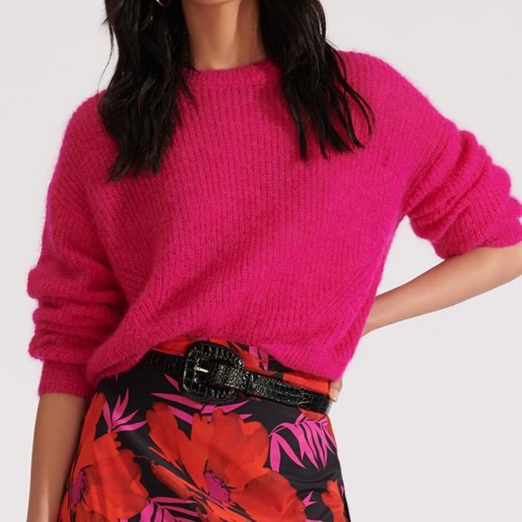 Veronica Beard Sweaters - NEW Veronica Beard XL Mohair Blend Sweater Pink
